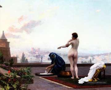 Bathsheba Arabe Jean Léon Gérôme Peinture à l'huile